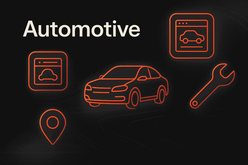 We make websites for autobodies, car dealerships, towing companies